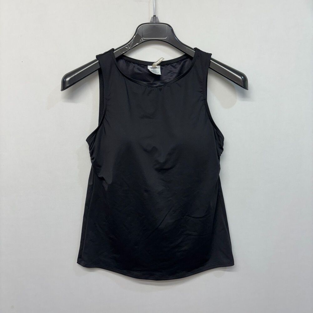 Lands' End Women Swimwear Swim Tankini Top Size 10D 10 D Black M291 -16